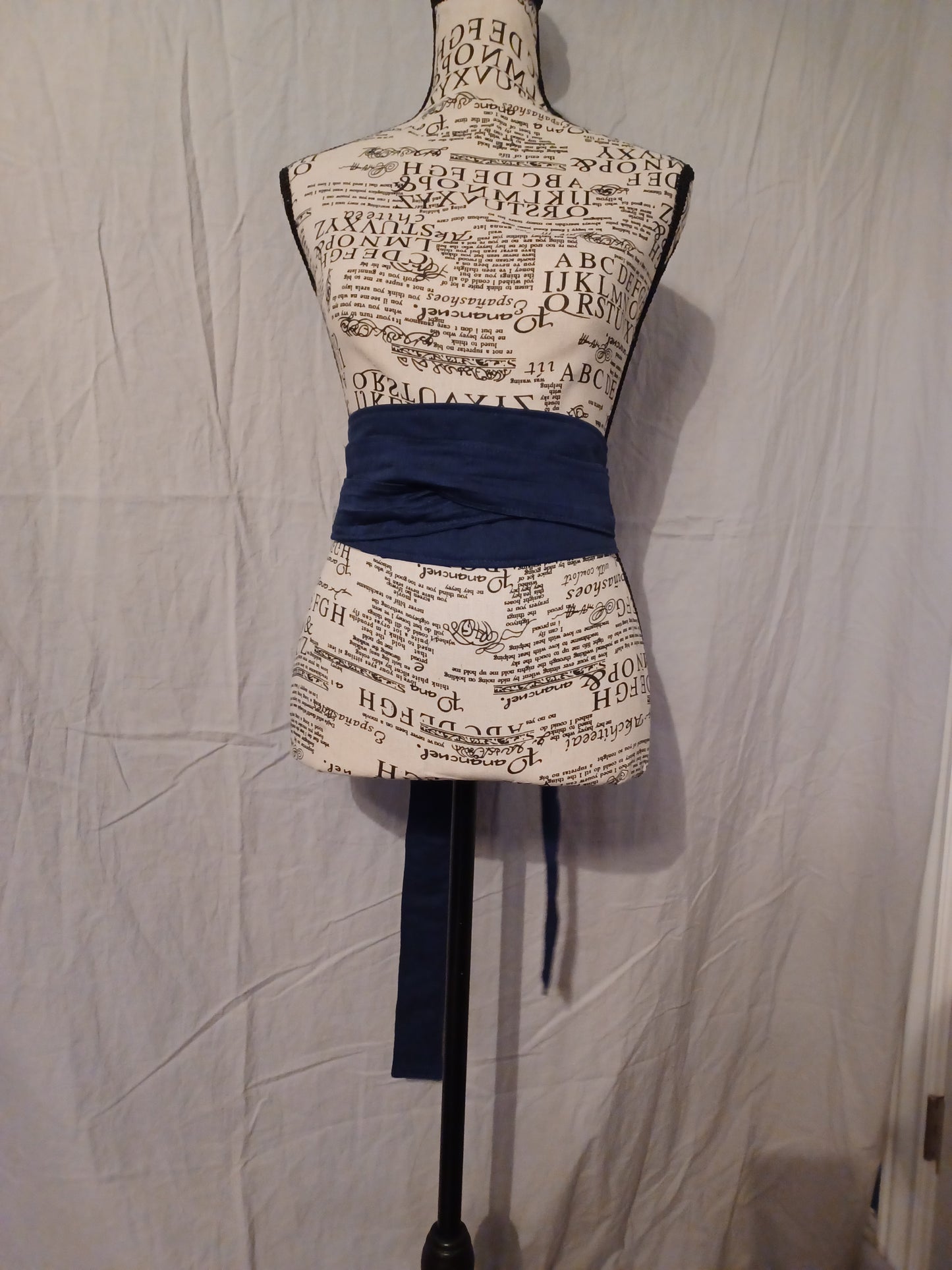 Elliptic Wrap Belt(Navy Blue)