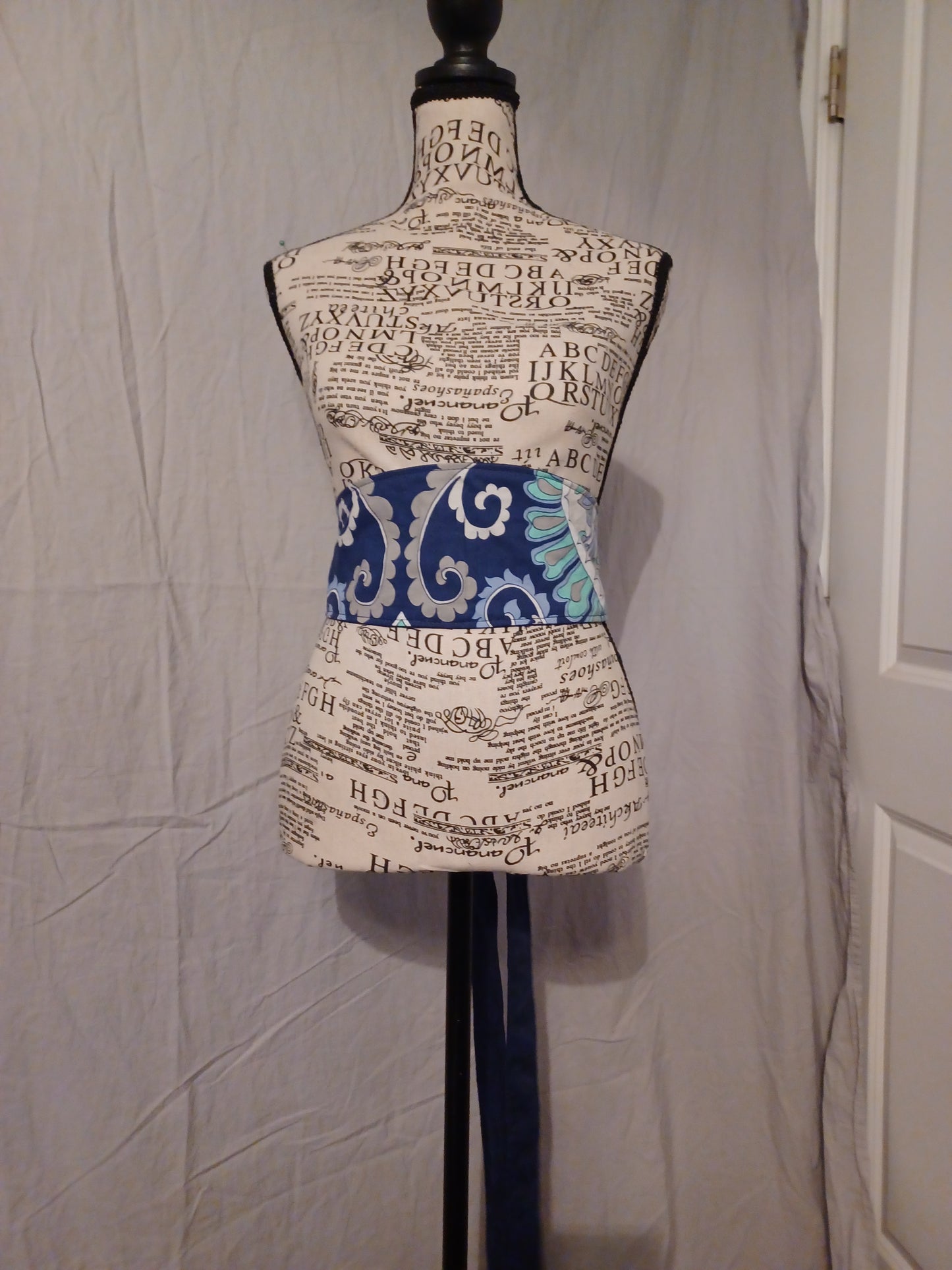 Elliptic Wrap Belt(Navy Blue)