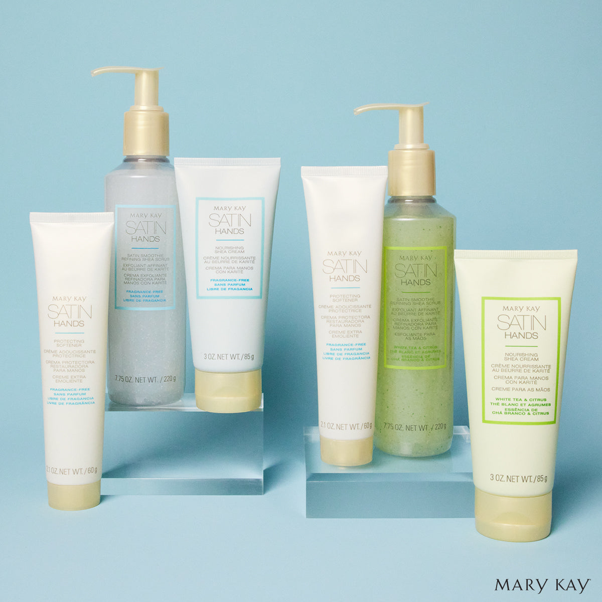 Mary Kay Satin Hands Pampering Set (White Tea & Citrus)